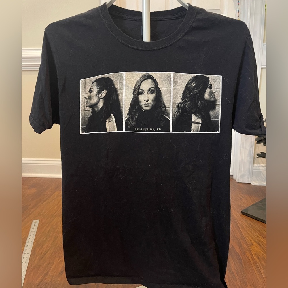 WWE Becky Lynch Mugshot Graphic T-Shirt - Size Small